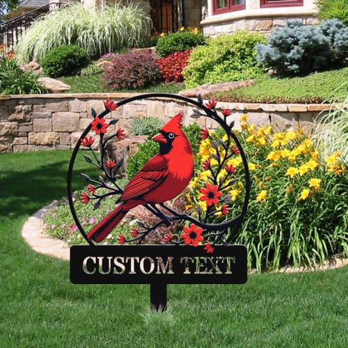 Personalized Garden Name Signs with Stake