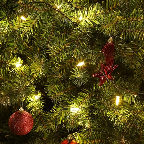16 Ft 50 LEDs Warm White Christmas String Lights (4 Count)