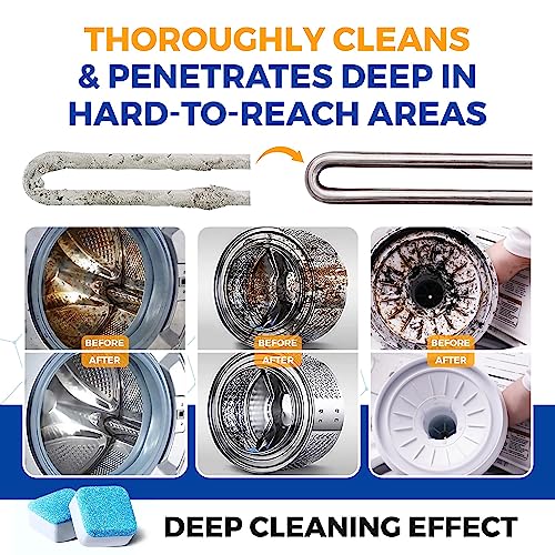 Washing Machine Cleaner Tablets 24 pack Powerful Descaler (24 Count)