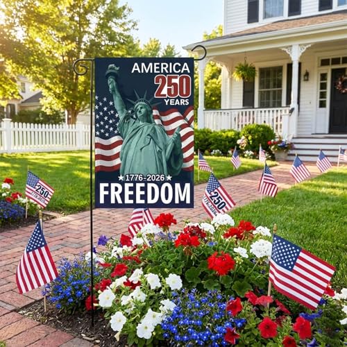 250 Anniversary USA Flag Garden Flags 1776