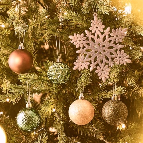 50ct Christmas Tree Decorations Ball Ornaments 2 Inches (50 Count)