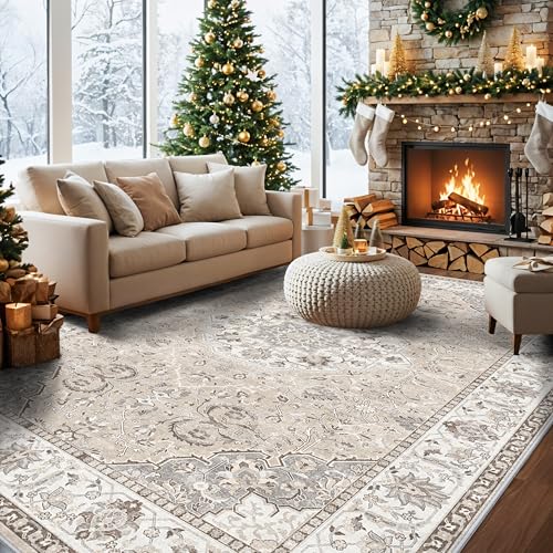 Washable Large 9x12 Area Rug (108 Count)