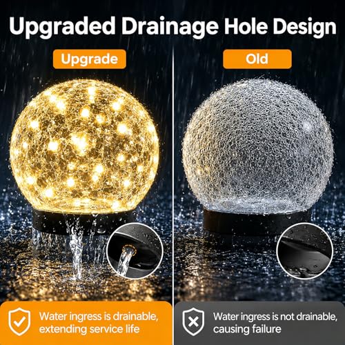 6 Pack 3.9" Solar Garden Lights Outdoor Waterproof (6 Count)