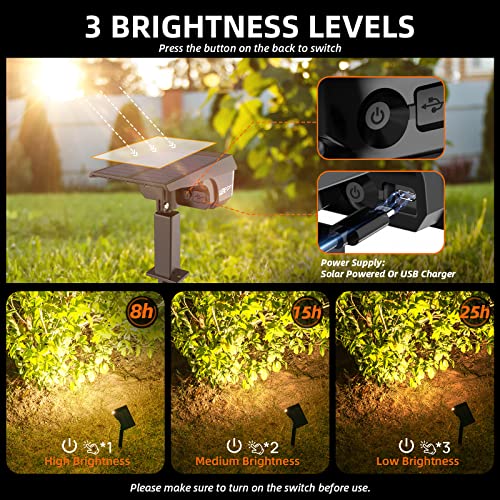 Solar Spot Lights Outdoor Landscape Lights (10 Count)