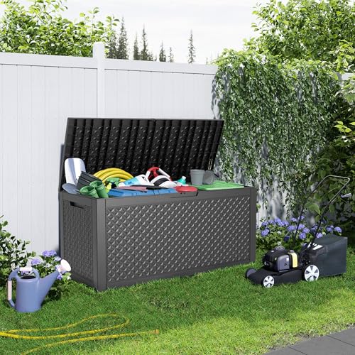 110 Gallon Resin Deck Box
