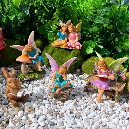Fairy Garden Figurines (6 Count)