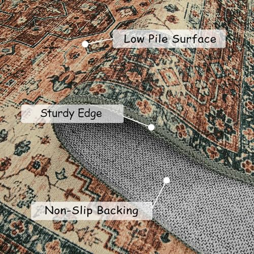 Ultra Thin Washable Round Rug