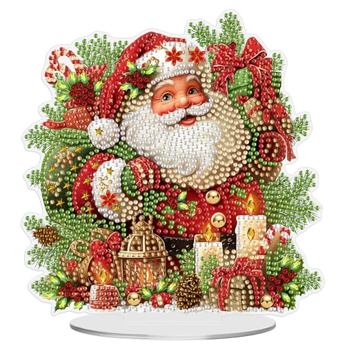 Christmas Santa Claus Diamond Art Tabletop Kits