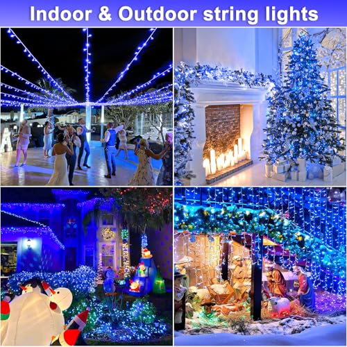 197FT 600 LED Christmas Lights Outdoor