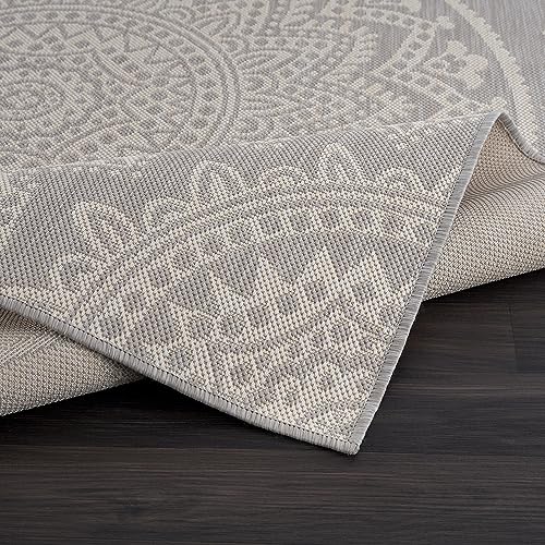Outdoor Rug 9x12 Modern Area Rugs for Large Indoor and Outdoor Patios and Porches