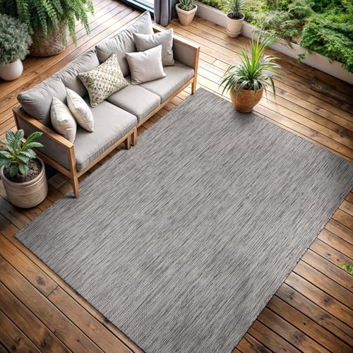 Outdoor Rug 6x9 Modern Area Rugs for Indoor and Outdoor Patios and Porches (59.25 Sq Ft)