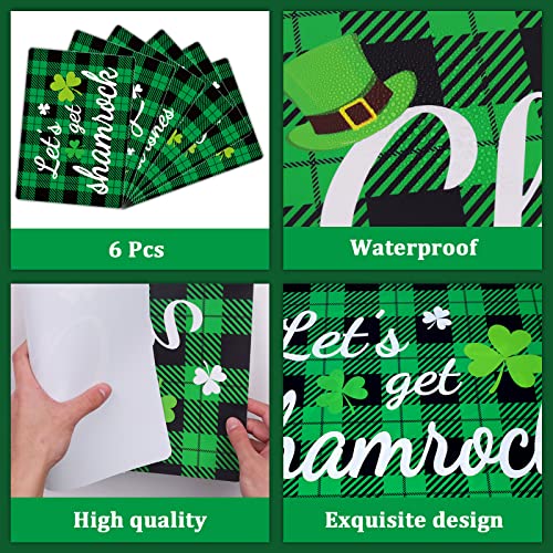 St. Patrick's Day Plastic Placemats Set of 6 Table mats 17×13×0.04in