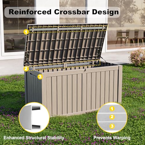 180 Gallon Outdoor Deck Box