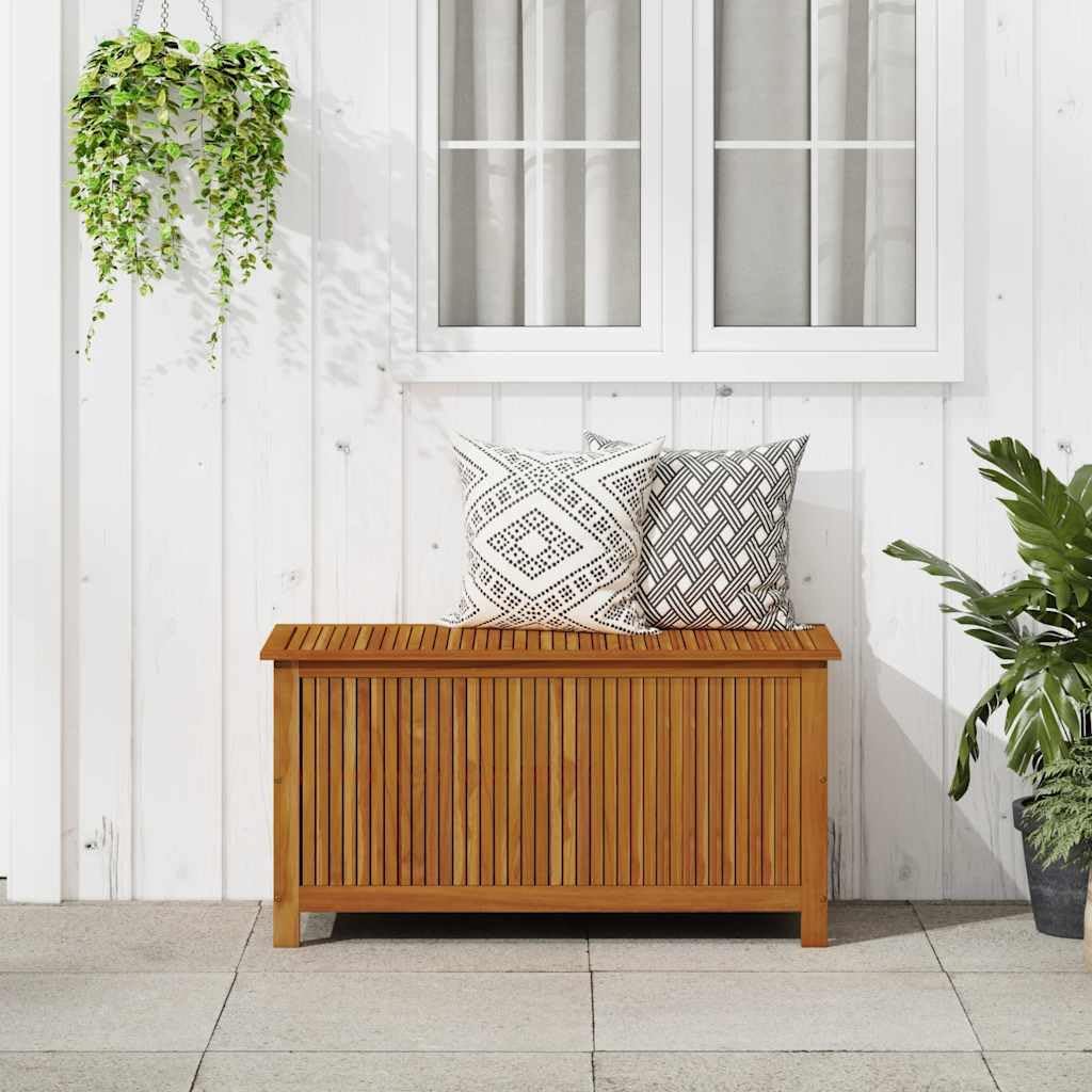 vidaXL Outdoor Storage Box - Wooden Deck Cabinet for Patio/Garden with Water-Resistant Lining, Farmhouse Style - HavenBliss Decor