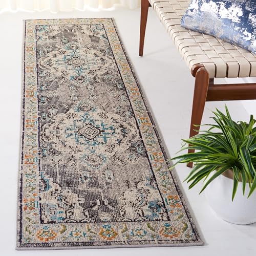 Monaco Collection MNC243G Boho Chic Medallion Distressed Non (21.6 Sq Ft)