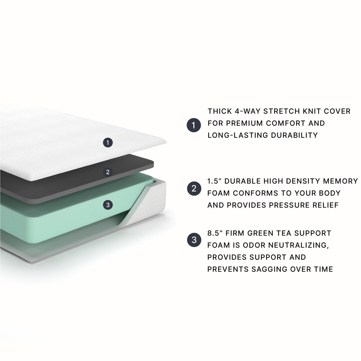 Chime Memory Foam 10 Inch Full Mattress