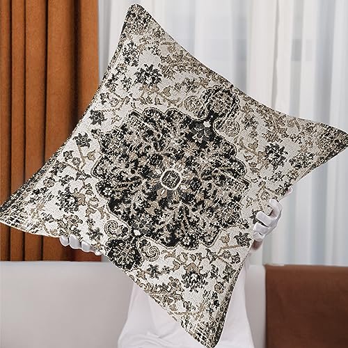Outdoor Waterproof Pillow Covers 16X16 Inch Set of 2 (7.5 Count)