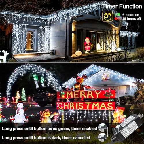 White Christmas Lights Outdoor