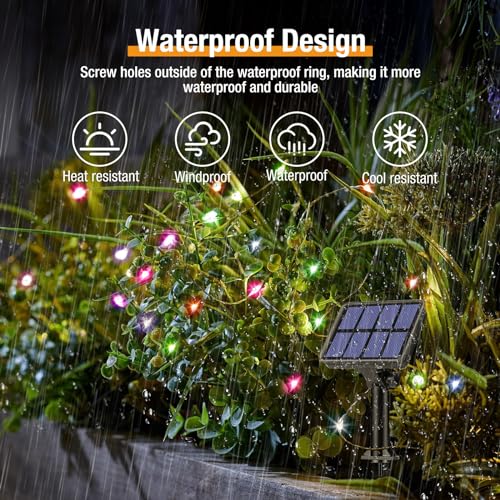 4 Pack Solar String Lights Outdoor (4 Count)