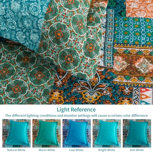 100% Cotton Face Quilt Queen Size Bedding Set