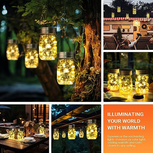 Solar Mason Jar Lights (8 Count)