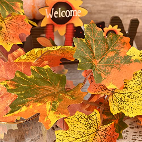 2 Pack Fall Garland Maple Leaf (11.8 Foot)