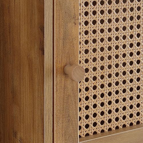 Xtra Storage Boho Weave 2 Door Cabinet 16.5"