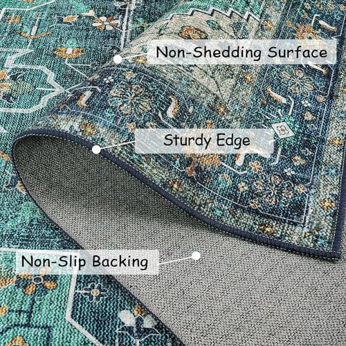 Ultra Thin Washable 5ft Round Rug
