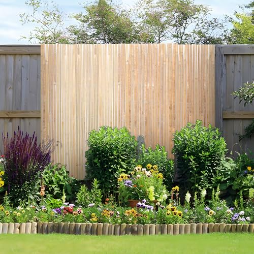 Natural Bamboo Privacy Fence Screen (96 Sq Ft)