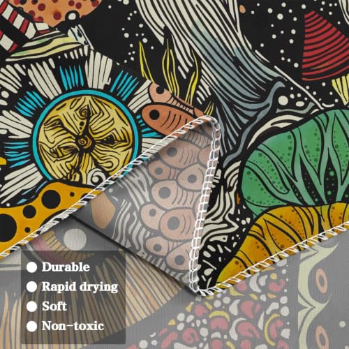 Hippie Mushroom Tapestry