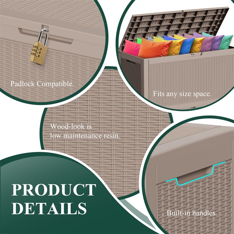 100 Gallon Outdoor Deck Box