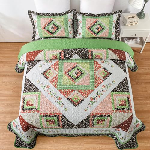 Quilt Queen Size Bedding Set (3 Count)