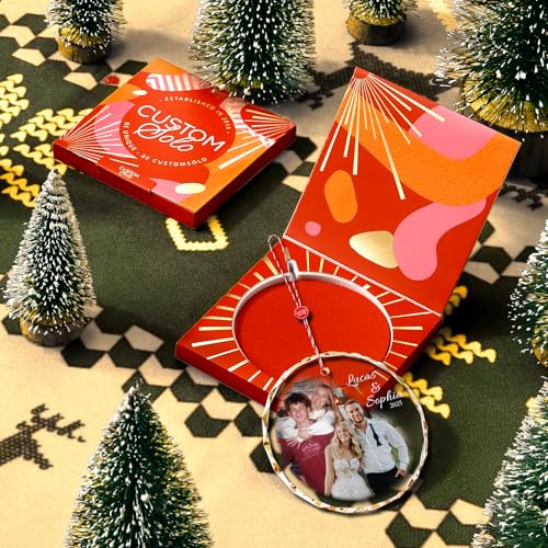 Personalized Christmas Ornament with 2 Photos