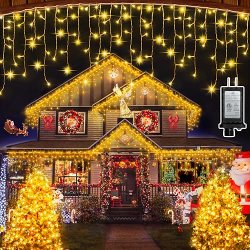 670 LED 66FT Christmas Icicle Lights