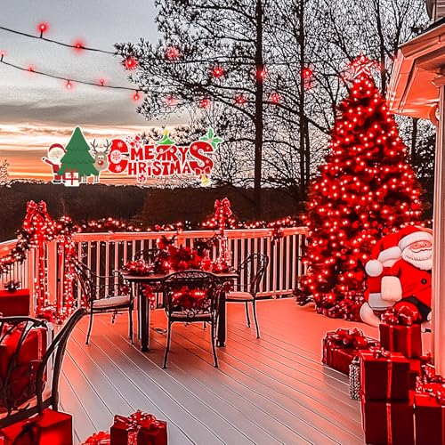 200 LED Red String Lights Halloween (66 Foot)
