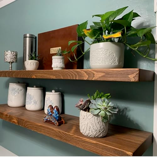 48 Inch Wooden Floating Shelves for Wall