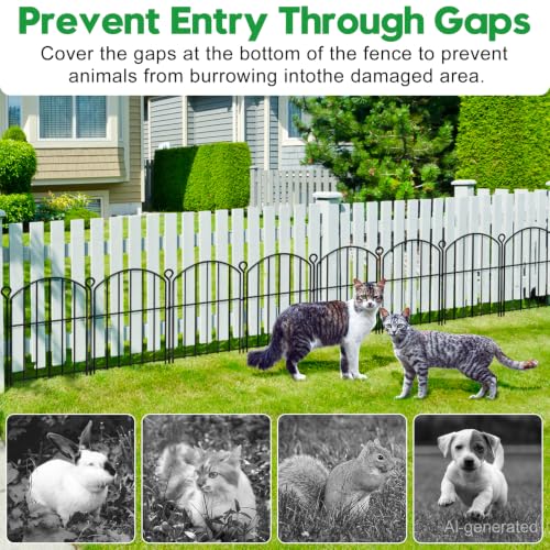 Decorative Garden Fence 17in (25 Foot)