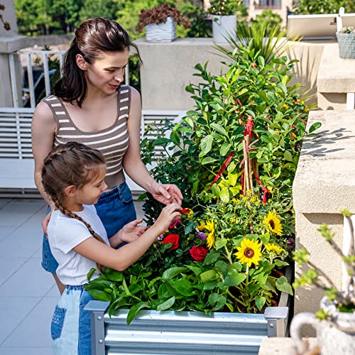 Galvanized Raised Garden Bed with Legs