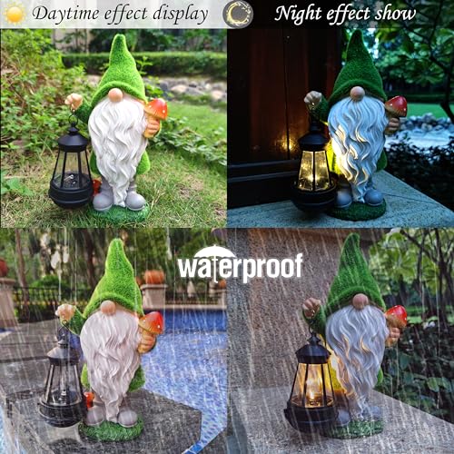 Solar Gnomes Garden Statues