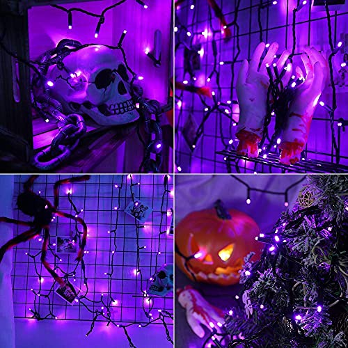 5MM Wide Angle Halloween String Lights Purple