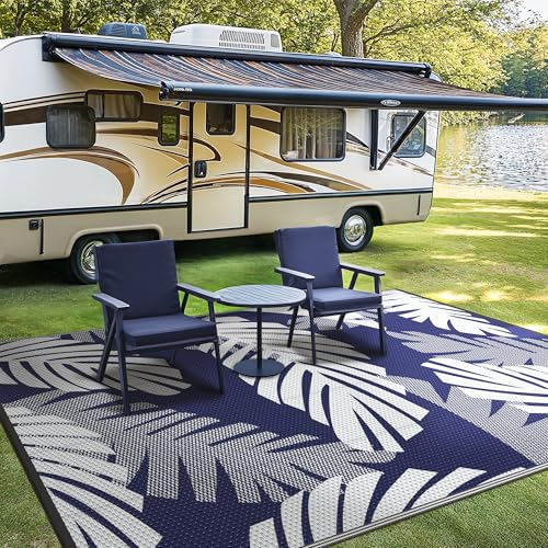 Outdoor Rug Waterproof Plastic Rugs for Patio (108 Sq Ft)