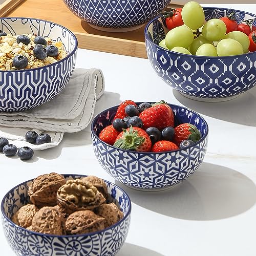 Ceramic 12 OZ Dessert Bowls Set (6 Count)