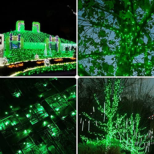 75.8 FT 200 LED Extendable Green Christmas String Lights Indoor Outdoor (82 Foot)