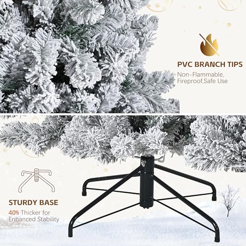 7.5Ft Pre Lit Artificial Christmas Tree