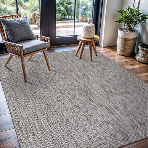 Outdoor Rug 5x7 Modern Area Rugs for Indoor and Outdoor Patios and Porches (35 Sq Ft)