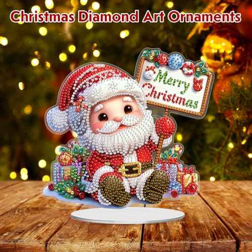 Christmas Santa Claus Diamond Art Tabletop Kits