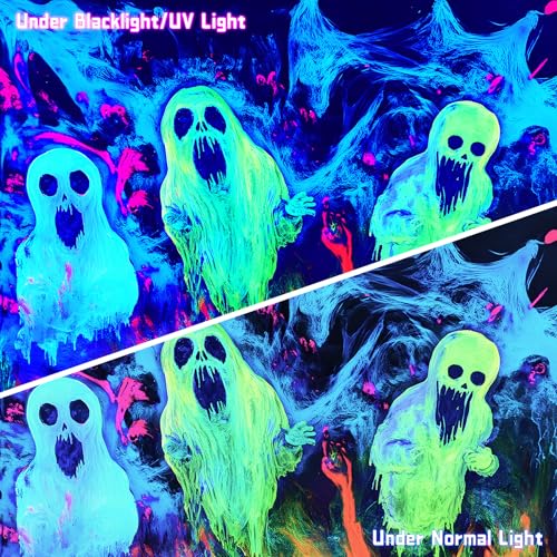 UV Reactive Halloween Tapestry