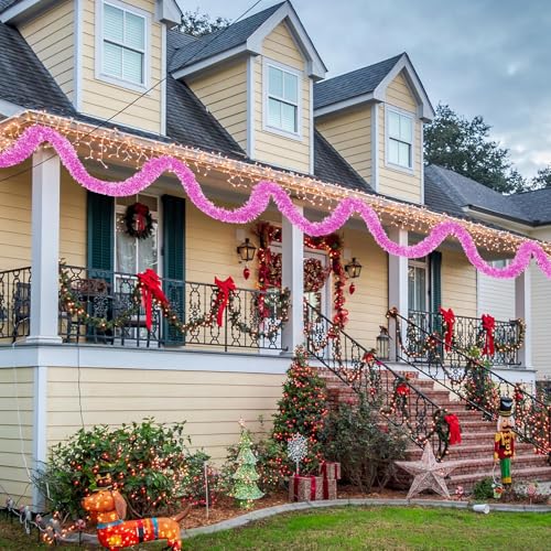 25 Feet Christmas Tinsel Garland (25 Foot)