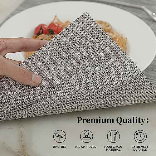Silver Placemats Set of 6 (6 Count)