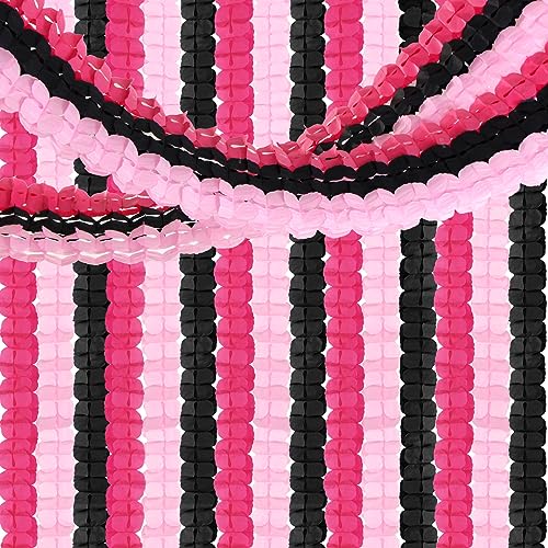 Hot Pink Black Party (157.48 Foot)